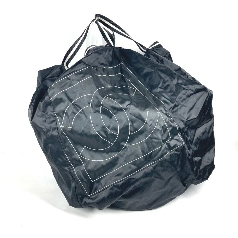 CHANEL Black Logo Shoulder Bag